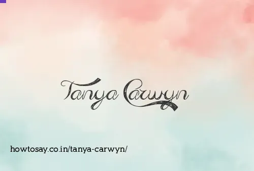 Tanya Carwyn