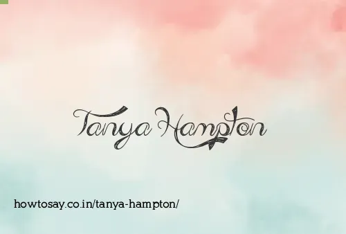 Tanya Hampton