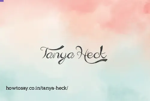 Tanya Heck