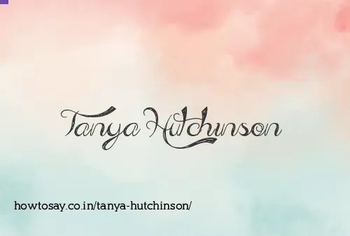 Tanya Hutchinson