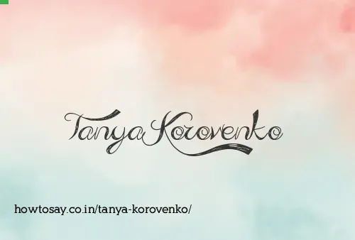 Tanya Korovenko