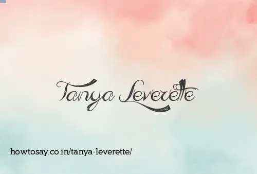 Tanya Leverette