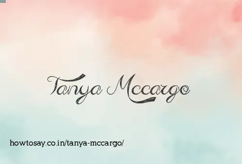 Tanya Mccargo