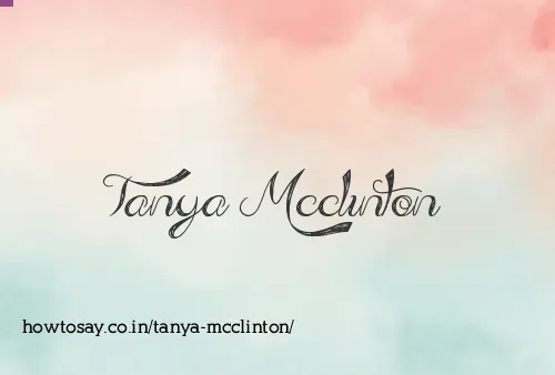 Tanya Mcclinton