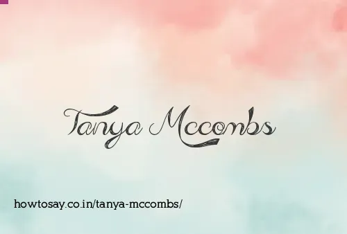 Tanya Mccombs