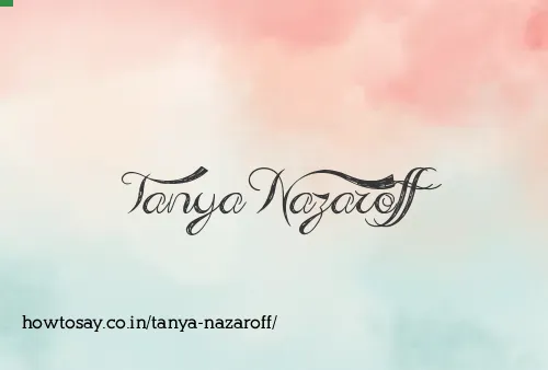 Tanya Nazaroff