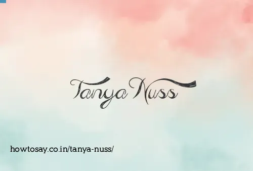 Tanya Nuss