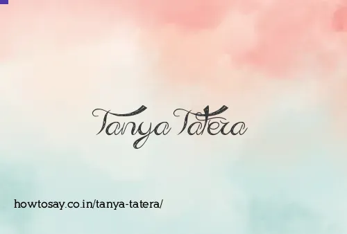 Tanya Tatera