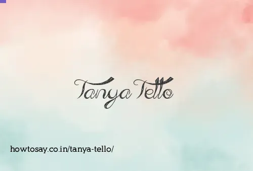 Tanya Tello