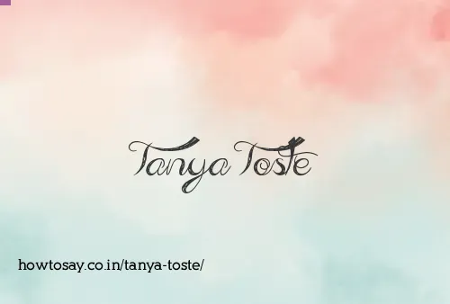 Tanya Toste