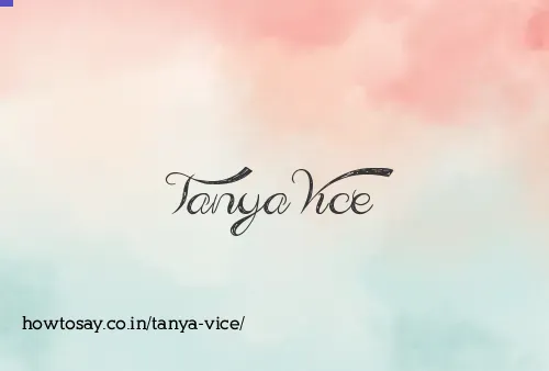 Tanya Vice