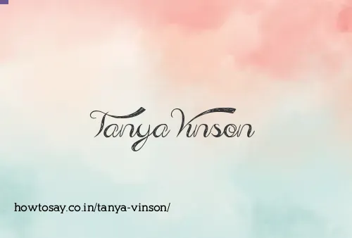 Tanya Vinson