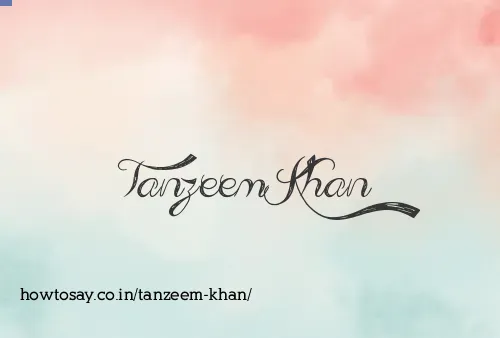 Tanzeem Khan
