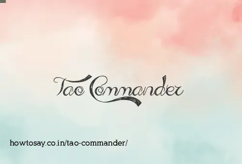 Tao Commander