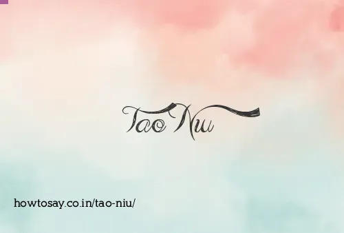 Tao Niu