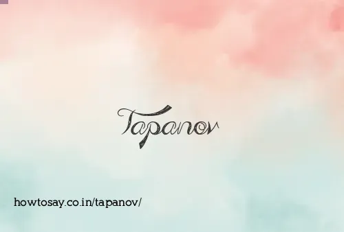 Tapanov