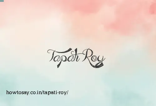 Tapati Roy