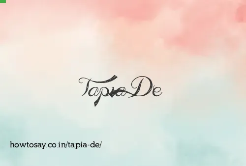 Tapia De