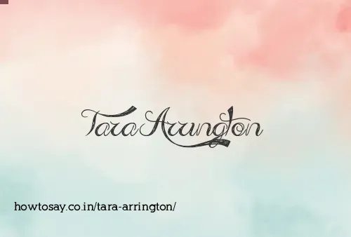 Tara Arrington
