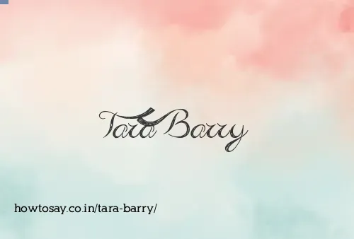 Tara Barry