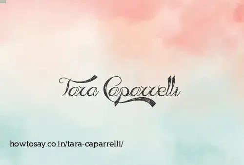 Tara Caparrelli