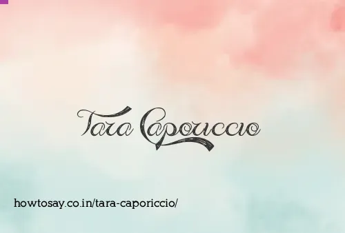Tara Caporiccio