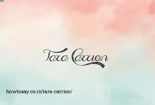 Tara Carrion
