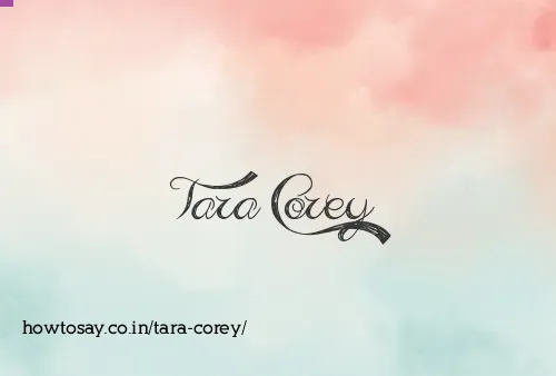 Tara Corey