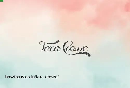 Tara Crowe