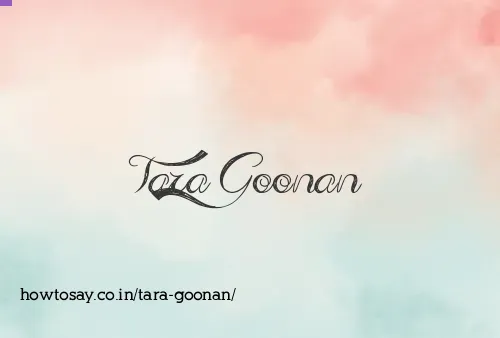 Tara Goonan