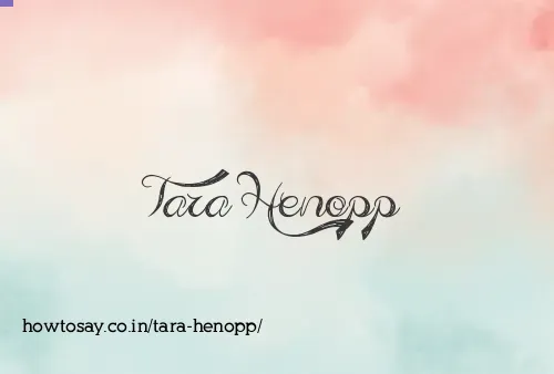 Tara Henopp