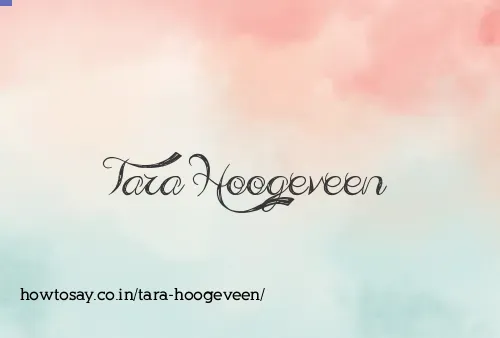 Tara Hoogeveen