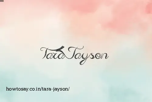 Tara Jayson