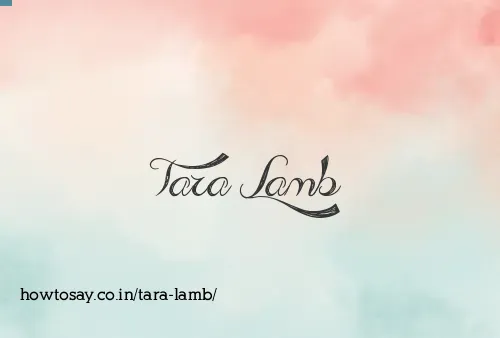 Tara Lamb