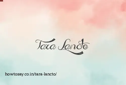 Tara Lancto