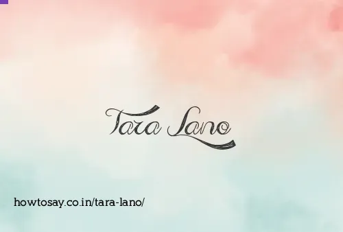 Tara Lano