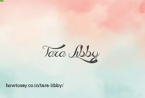 Tara Libby