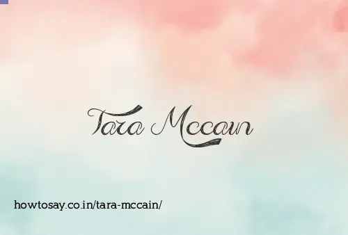 Tara Mccain