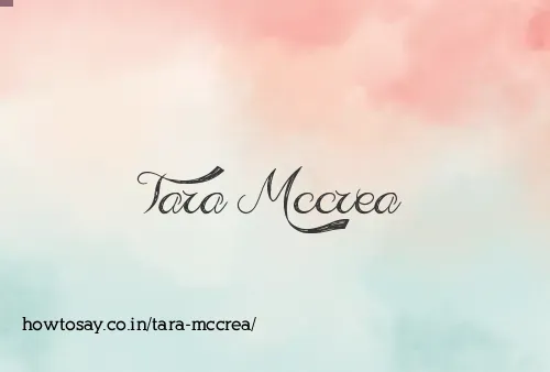 Tara Mccrea