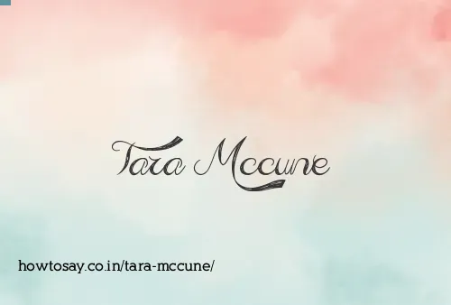 Tara Mccune