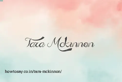 Tara Mckinnon