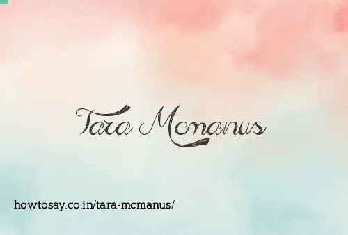 Tara Mcmanus