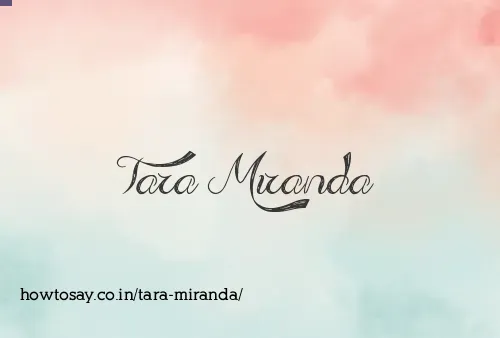 Tara Miranda