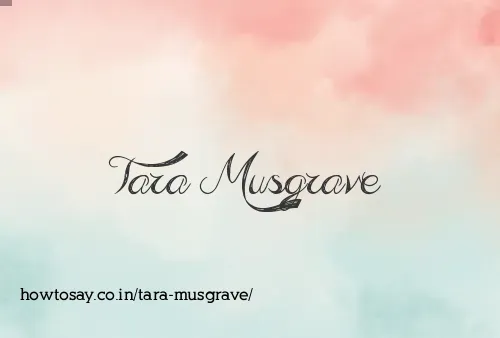 Tara Musgrave