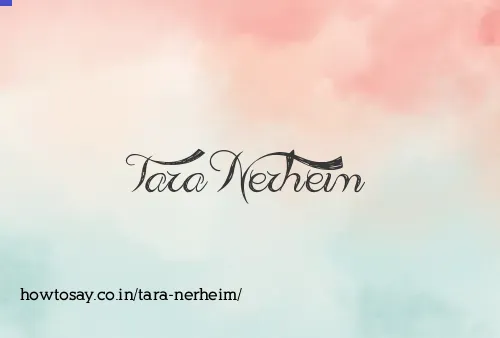 Tara Nerheim