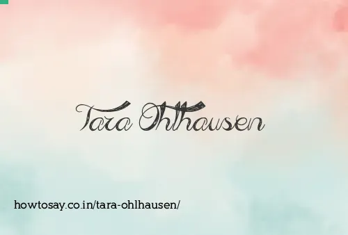 Tara Ohlhausen