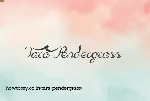 Tara Pendergrass