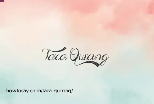 Tara Quiring