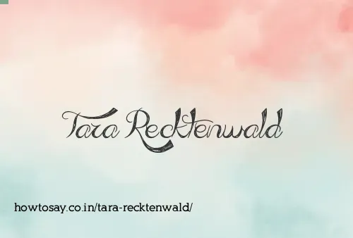 Tara Recktenwald
