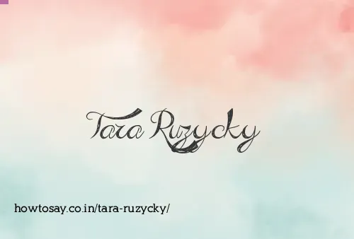 Tara Ruzycky